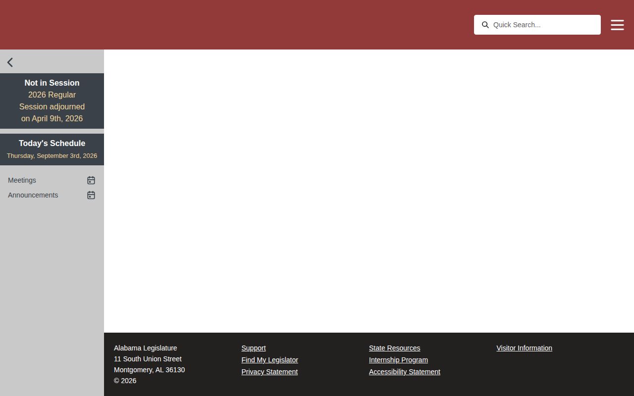 Alabama public records request procedure statute page